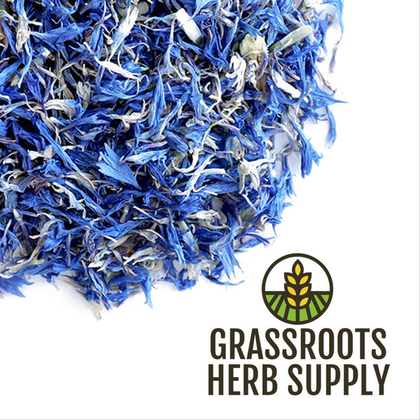 Cornflower Petals, Whole (Centaurea cyanus)