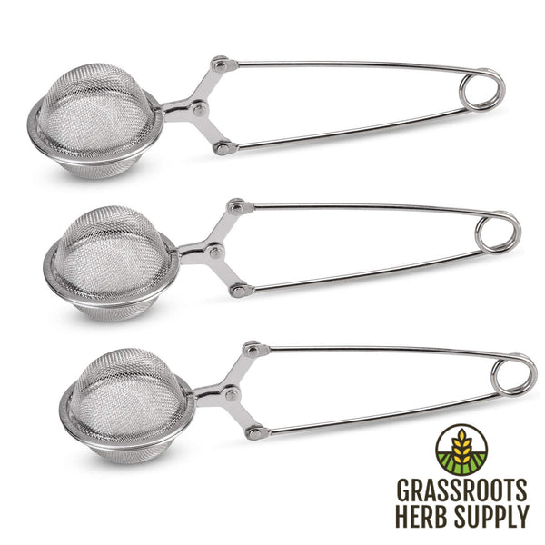 Stainless Steel Fine Mesh Tea Strainer with Handle | Loose Leaf Herbal Tea Infuser Ball | Food Grade | BPA Free | Rust Proof