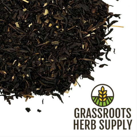 Blackberry Fruit Herbal Tea Blend | Loose Leaf Tea with Black Tea, Blackberry Leaf and Blackberry Fruit Flavor