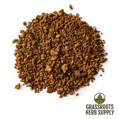 Chaga Mushroom, Chopped