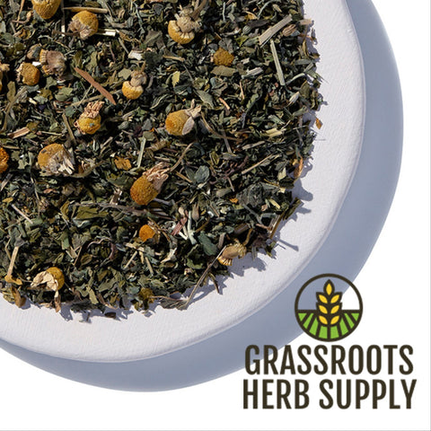 Relaxing Tea Blend | Loose Leaf Tea with Catnip, Skullcap, Chamomile, Lemon Balm, Peppermint, Spearmint, Oatstraw