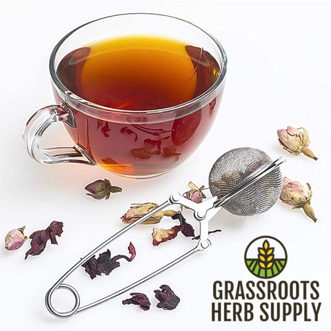 Stainless Steel Fine Mesh Tea Strainer with Handle | Loose Leaf Herbal Tea Infuser Ball | Food Grade | BPA Free | Rust Proof